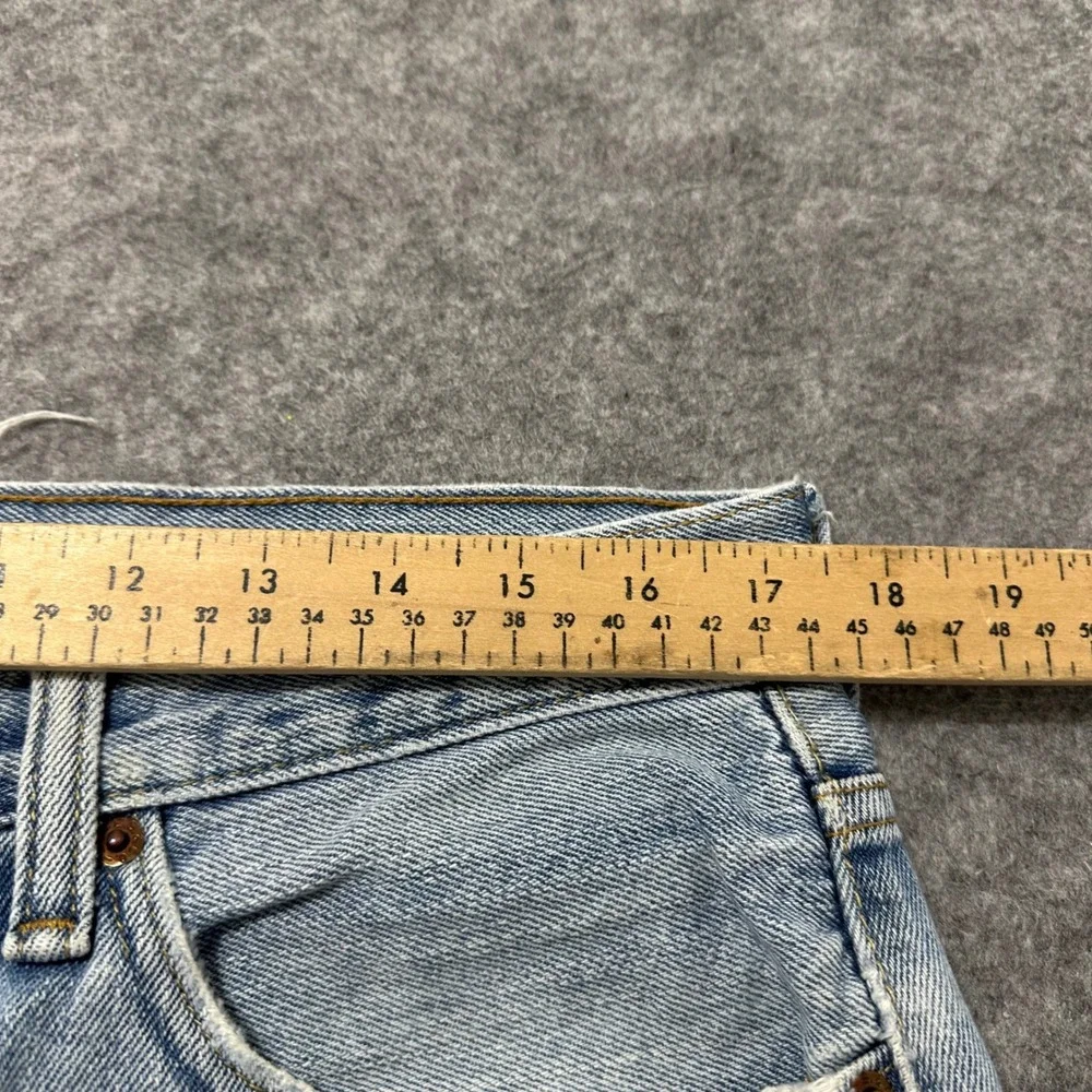 Levi's 550 Relaxed Fit Jeans Mens 36x30 Light Wash Y2K Denim Distressed Tapered